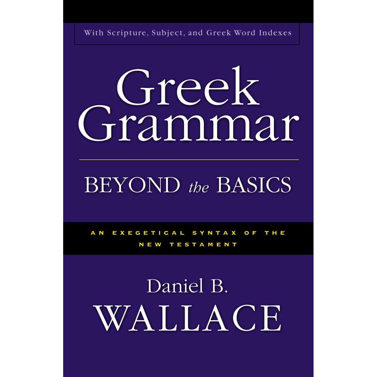 0310218950_front Greek Grammer Beyond The Basics (Hardcover) - Image 1