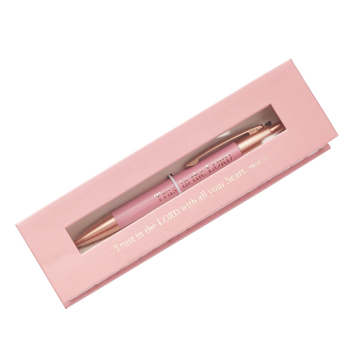 1220000132405_front Proverbs 3:5 Trust In The Lord (Boxed Set Pen) - Image 1