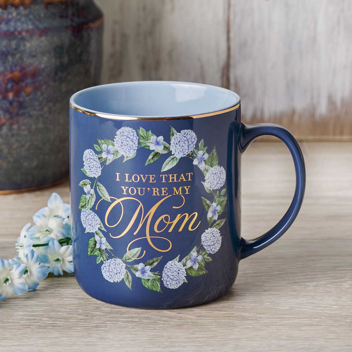 1220000325722_feature1 I Love That You're My Mom Blue Ceramic Mug - Image 2