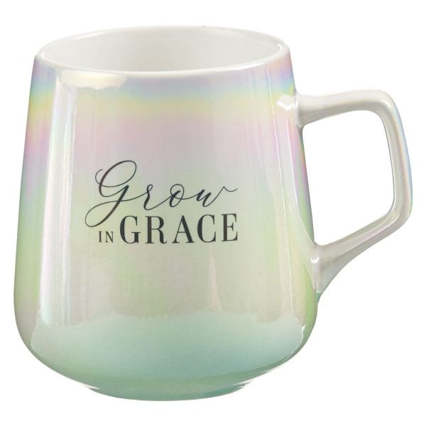 Grow In Grace Pearl Ombre Ceramic Mug - Image 1