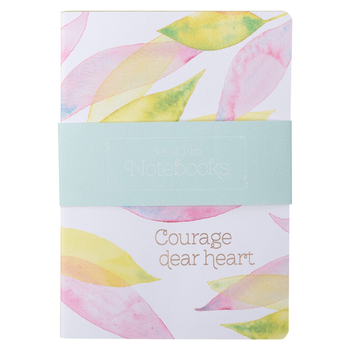 1230000109031_front Courage Dear Heart Citrus Leaves Two-Piece Notebook Set - Image 1