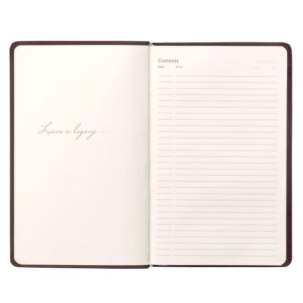 Leatherpress Cacao Brown Large Genuine African Leather Journal - Image 4