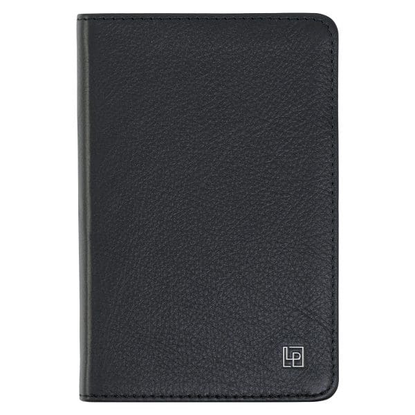 Leatherpress Tuxedo Black Genuine African Leather Pocket Journal - Image 1