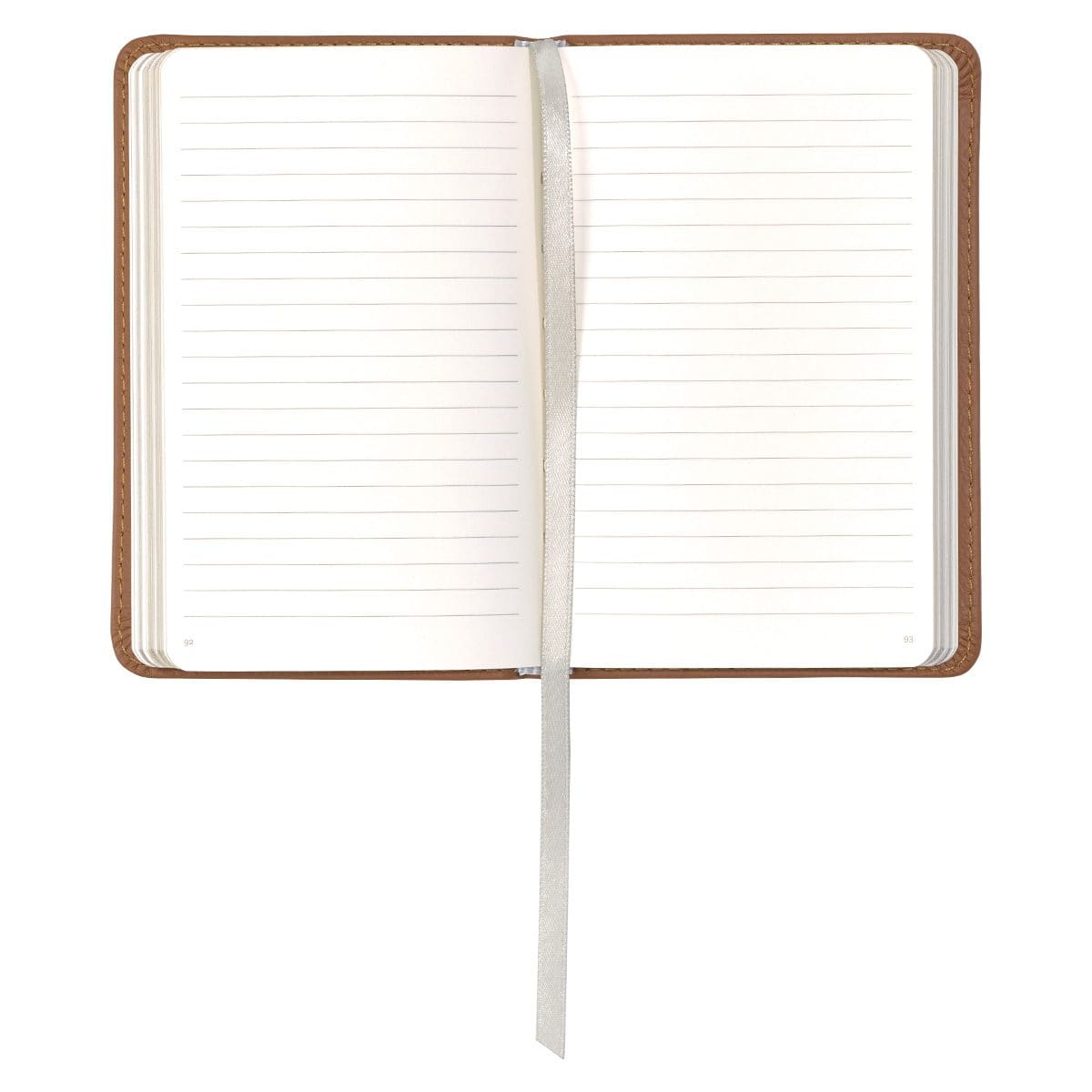 1230000122092_feature3 Leatherpress Biscotti Tan Genuine African Leather Pocket Journal - Image 5