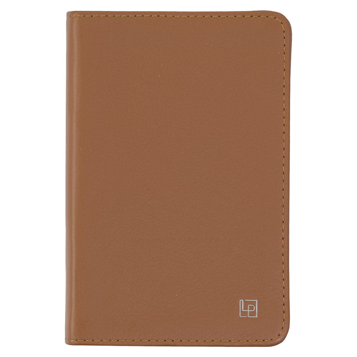 1230000122092_front Leatherpress Biscotti Tan Genuine African Leather Pocket Journal - Image 1