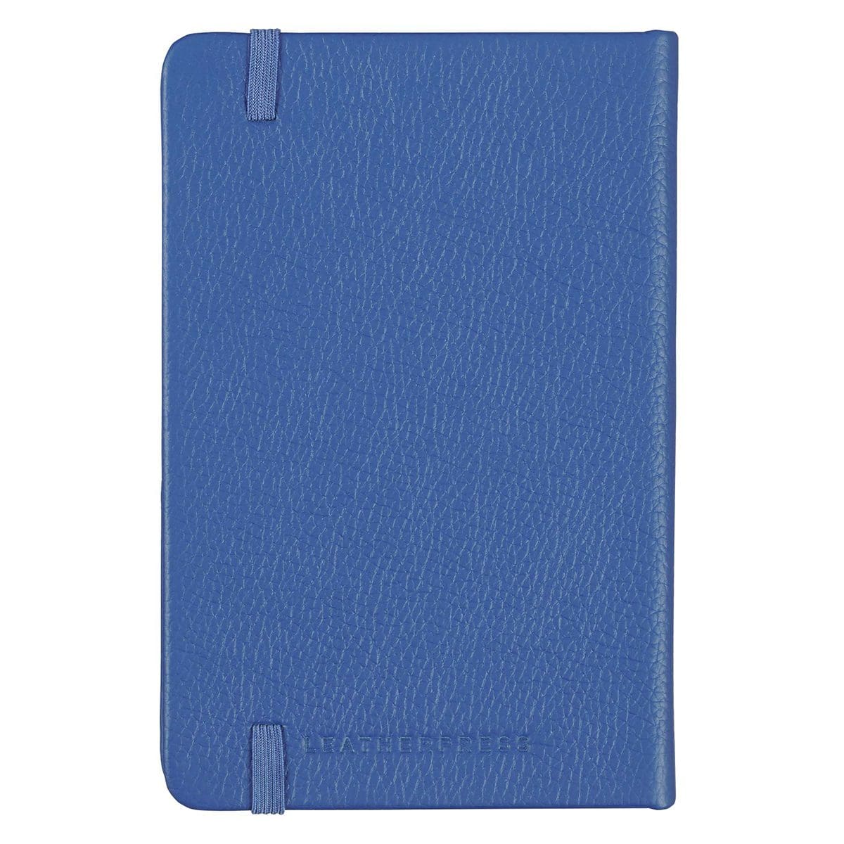 1230000122207_back Leatherpress Pacific Blue Genuine African Leather Pocket Notebook - Image 2