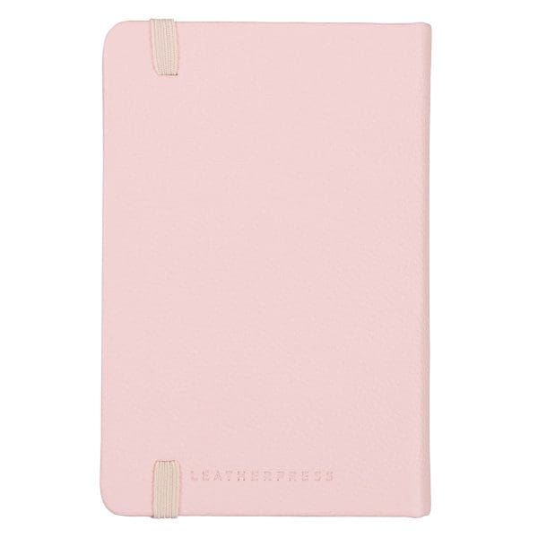 Leatherpress Quartz Pink Genuine African Leather Pocket Notebook - Image 2