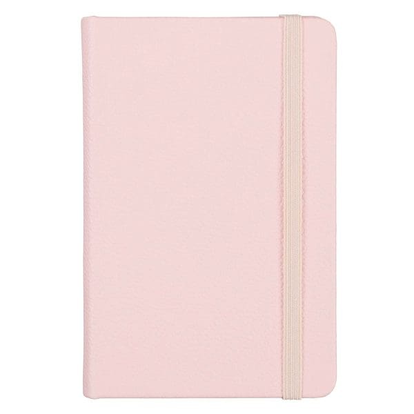 Leatherpress Quartz Pink Genuine African Leather Pocket Notebook - Image 1