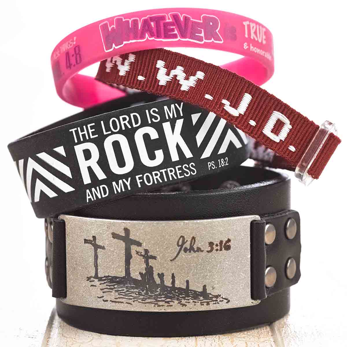 6006937024052_feature2 What Would Jesus Do Red (Wriststrap) - Image 3