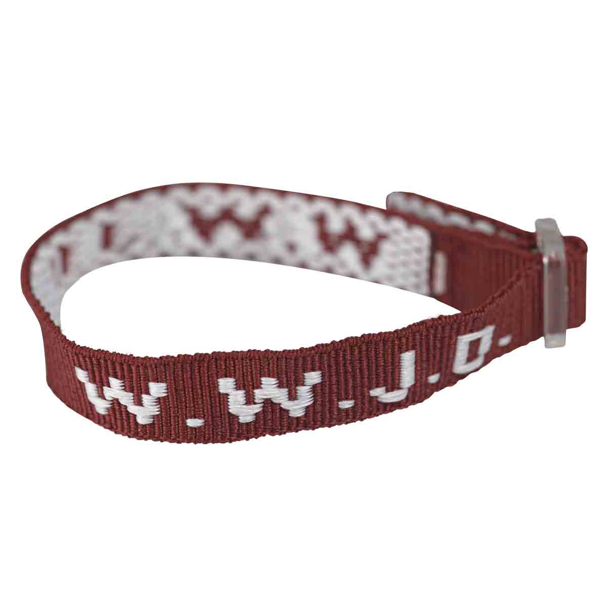 6006937024052_front What Would Jesus Do Red (Wriststrap) - Image 1