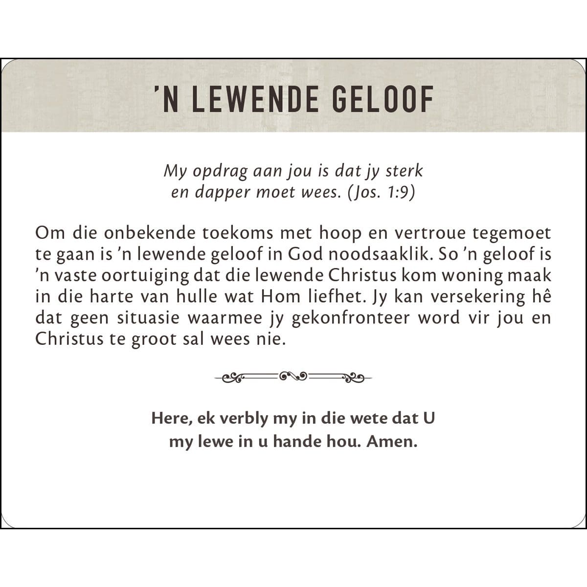 6006937147249_feature2 Geanker In Die Woord Afrikaans Prayer Cards In Tin - Image 3