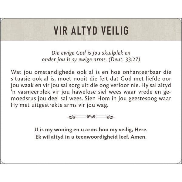 Geanker In Die Woord Afrikaans Prayer Cards In Tin - Image 5