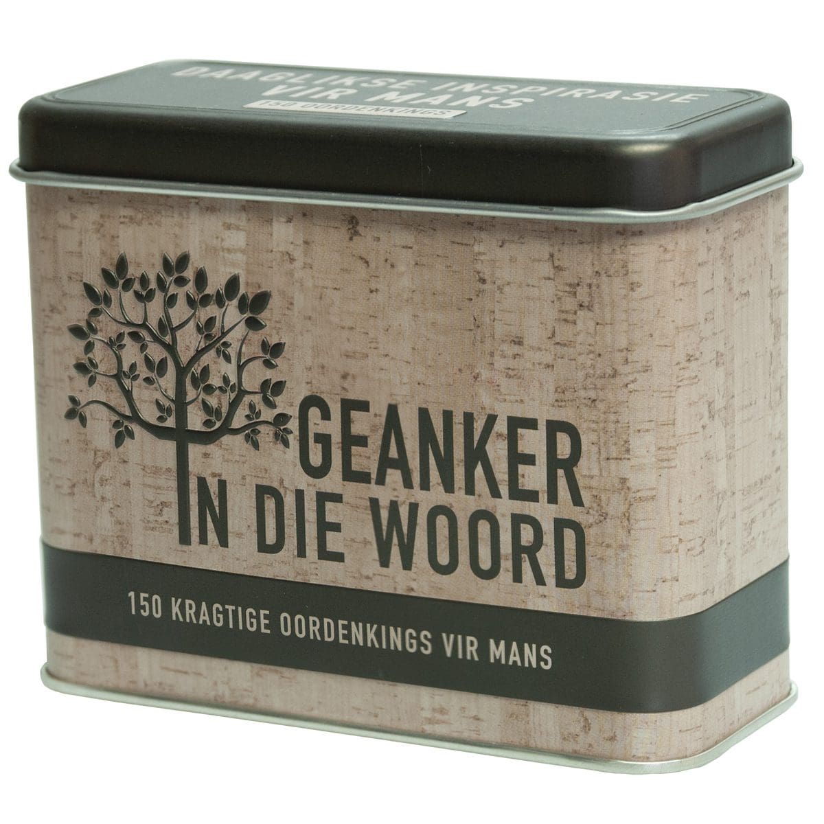 6006937147249_front Geanker In Die Woord Afrikaans Prayer Cards In Tin - Image 1