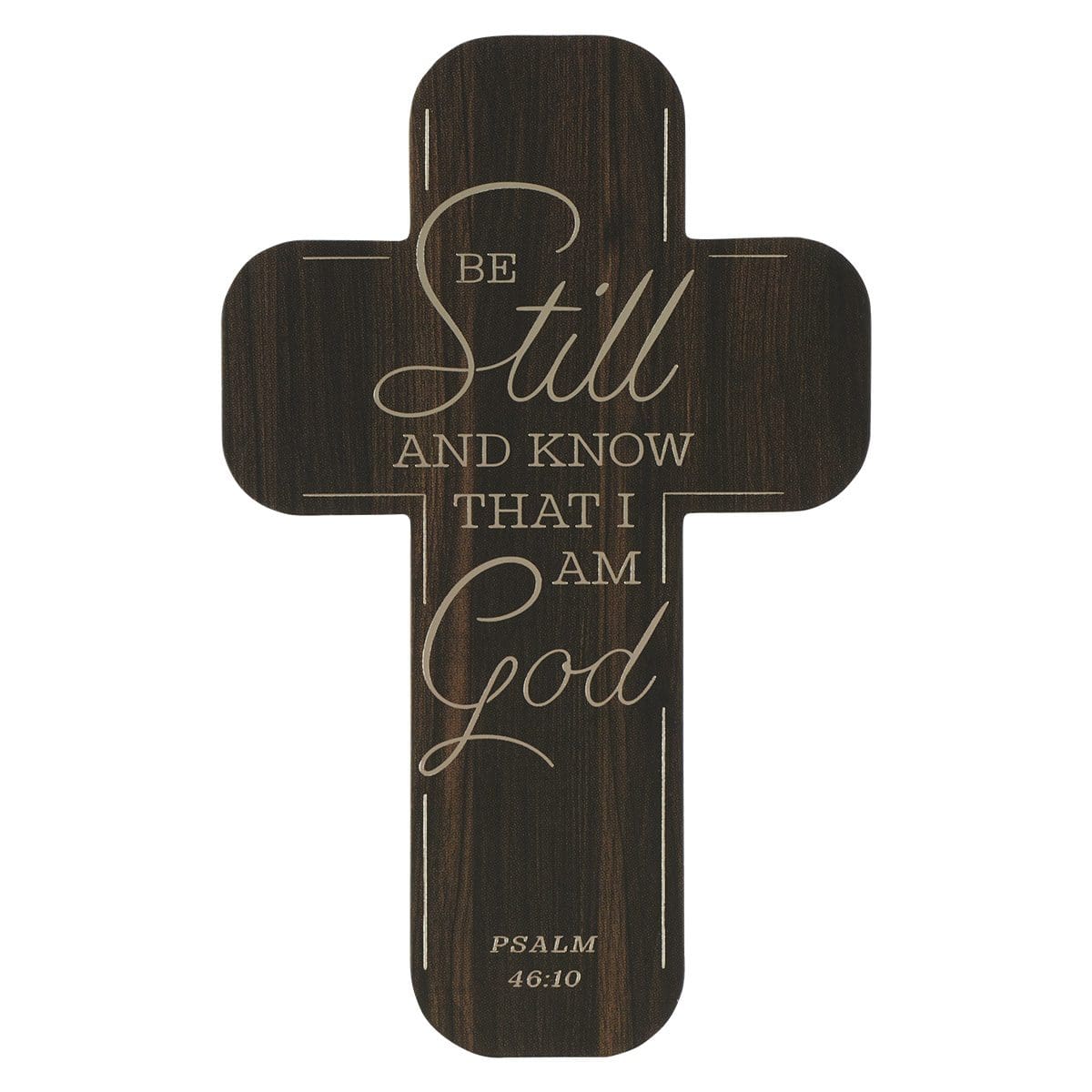 6006937159617_front Be Still And Know That I Am God Cross Bookmark Set Of 6 - Psalms 46:10 - Image 1