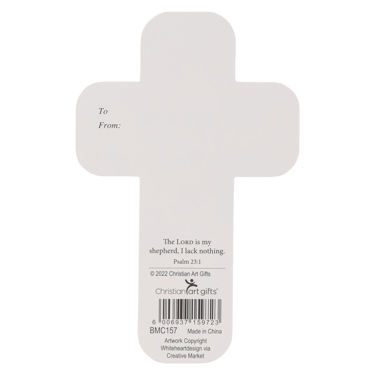6006937159723_back Rejoice In The Lord Cross Bookmark Set Of 6 - Philippians 4:4 - Image 2