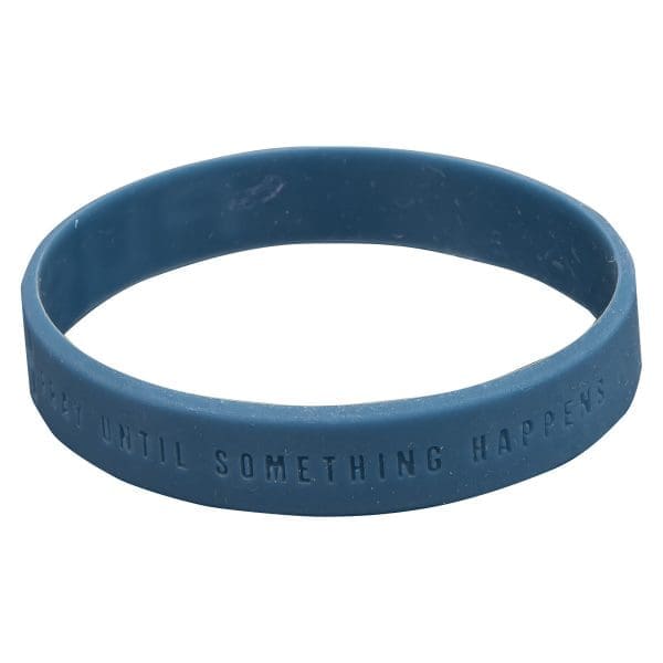 Pray Until Something Happens Silicone Wristbands - Image 2