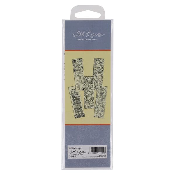 Love Set Of 5 Coloring Bookmarks - Image 2