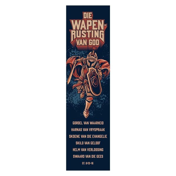 Die Wapenrusting Van God Pack Of 10 Sunday School Bookmark - Ephesians 6:13-16 - Image 1