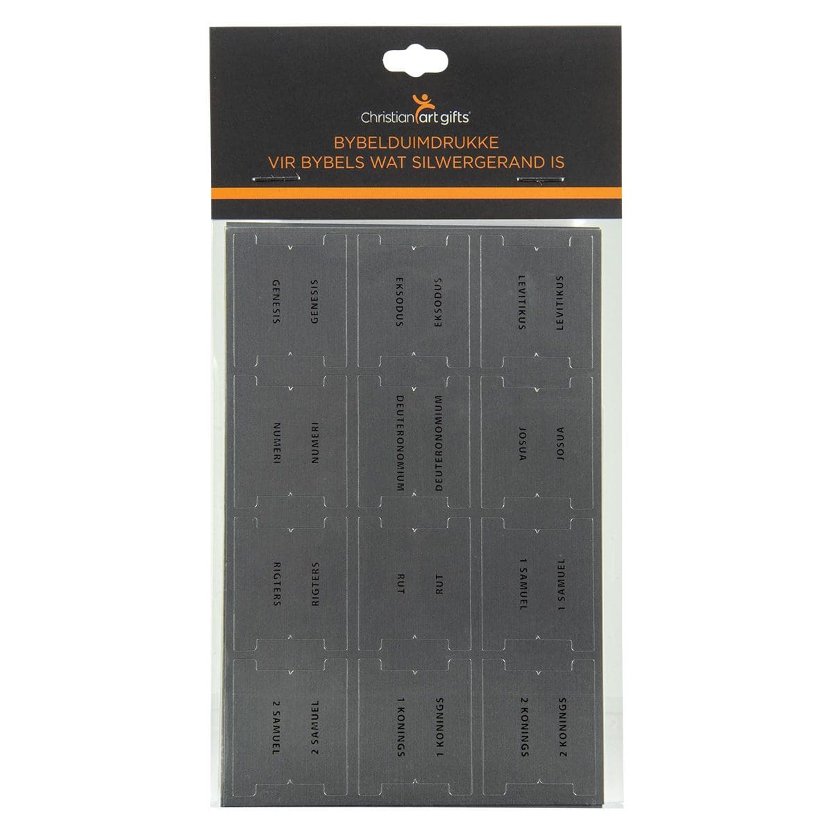 6006937161252_front Ou En Nuwe Testament Silwer Met Swart Bybelduimdrukke Vir Bybels Wat Silwergerand Is - Image 1