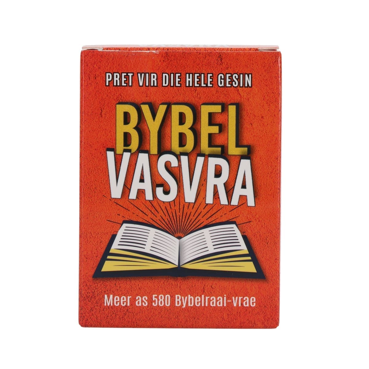 6006937161443_front Bybel-Vasvra - Meer As 580 Bybelraai-Vrae Kaartspeletjie - Image 1