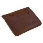 Genuine African Leather Brown Card Holder - Image 3