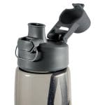 Be Strong Black Plastic Water Bottle - Joshua 1:9 - Image 3