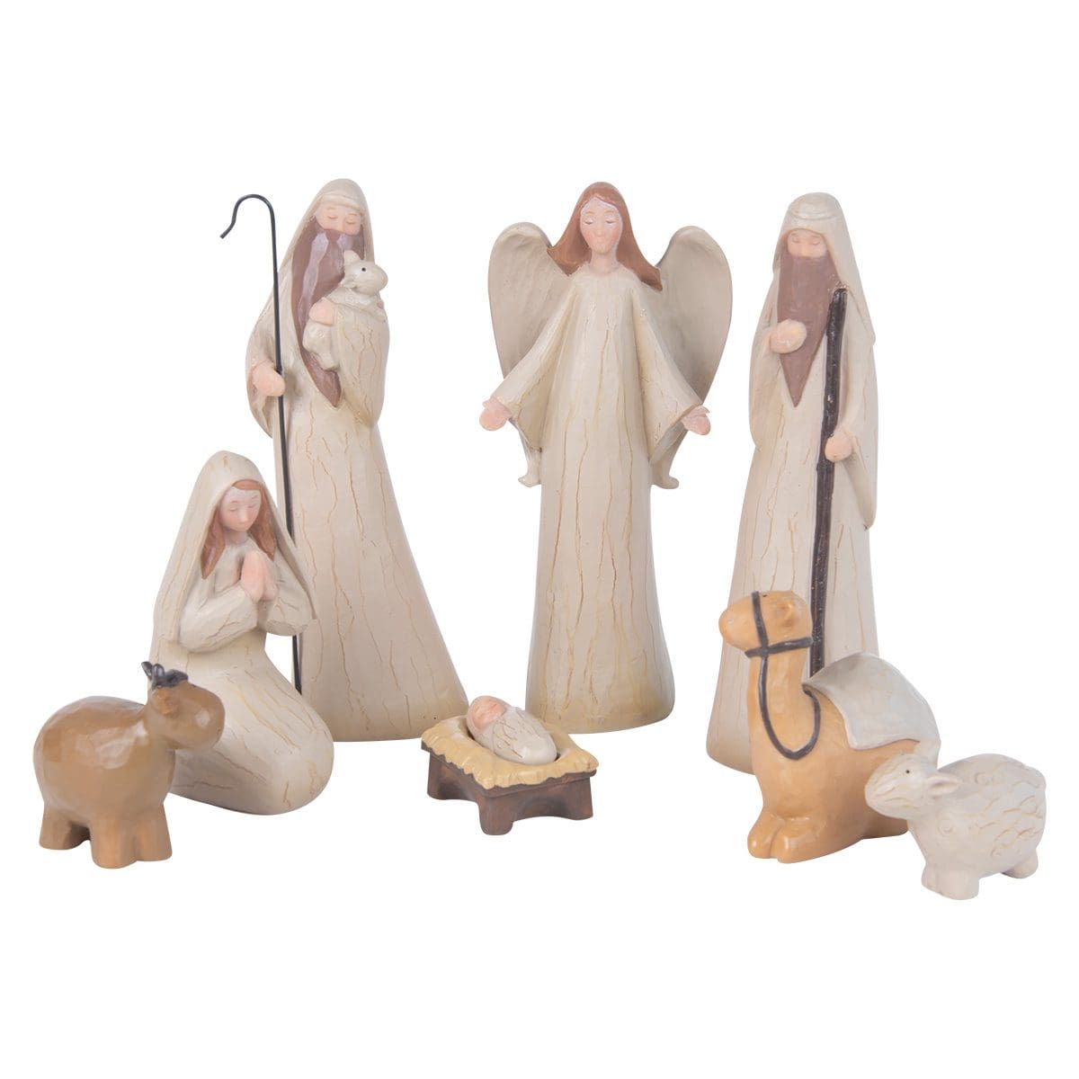 6006937163133_front Christmas Nativity Set Of 8 - Image 1
