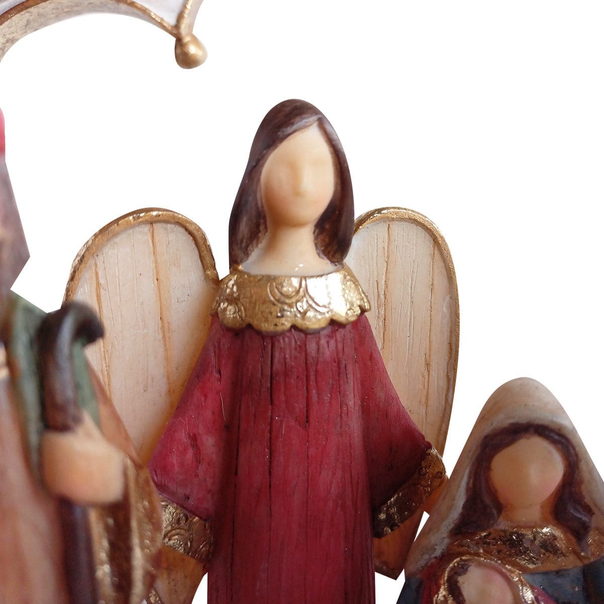 6006937163164_feature4 Christmas Nativity With House & Cross Set Of 9 - Image 5