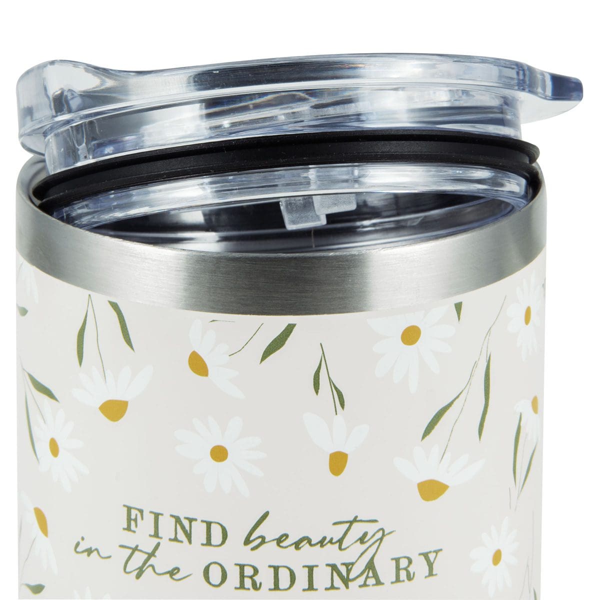 6006937164673_feature1 Find Beauty In The Ordinary Stainless Steel Travel Mug - Image 3