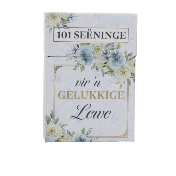 101 Seëninge Vir ’n Gelukkige Lewe Afrikaans Boxed Cards - Image 1