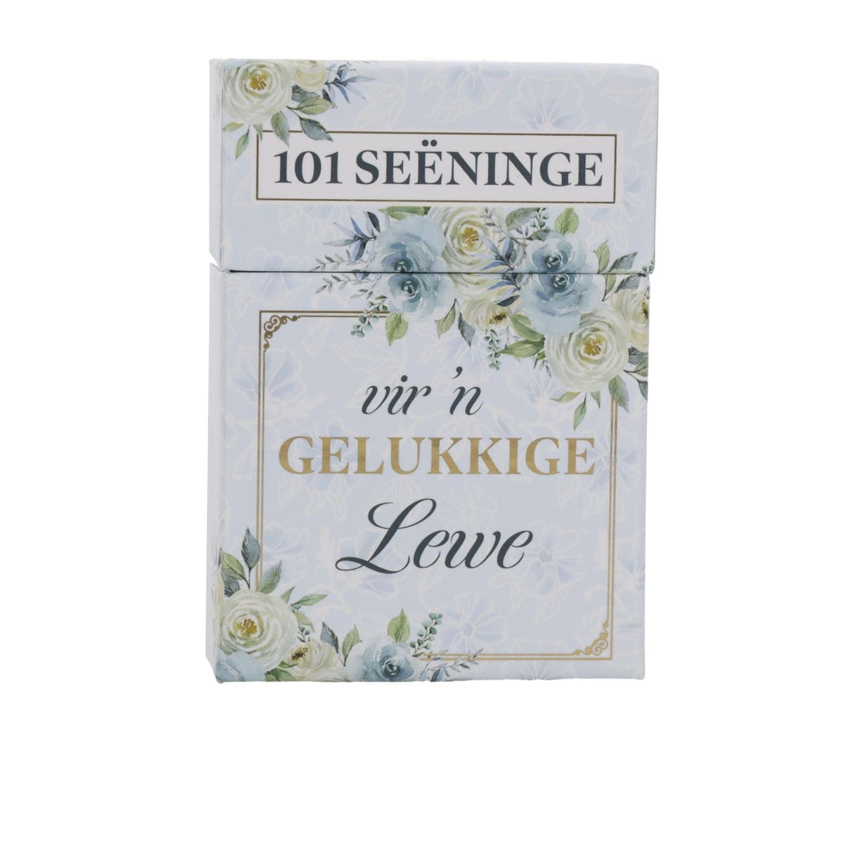 6006937166097_front 101 Seëninge Vir ’n Gelukkige Lewe Afrikaans Boxed Cards - Image 1