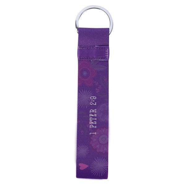 Chosen, Loved, Beautiful Neoprene Wristlet Key Ring - Image 1