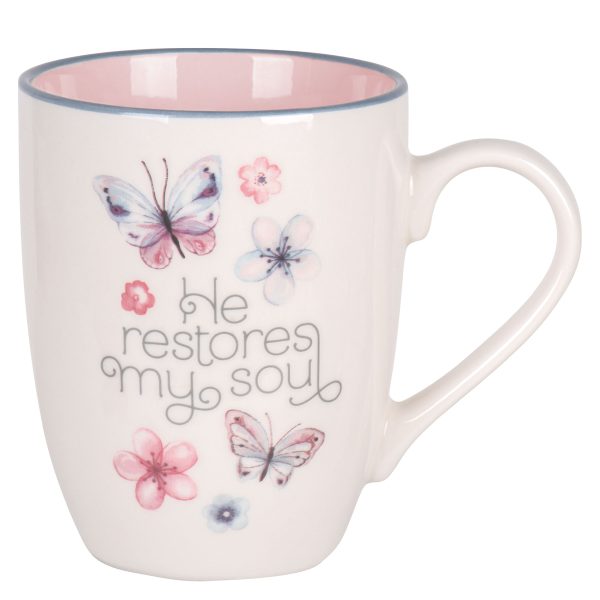 He Restores my Soul Ceramic Mug - Image 1