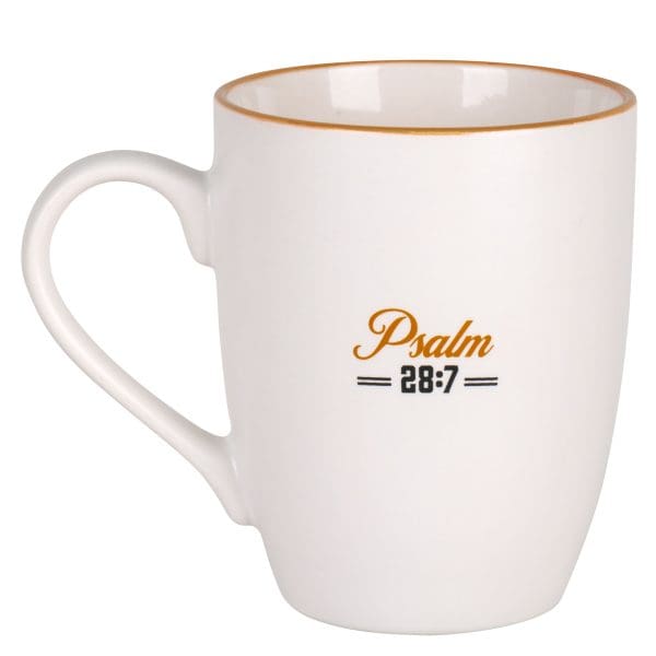 The Lord Is My Strength and My Shield Ceramic Mug - Image 2