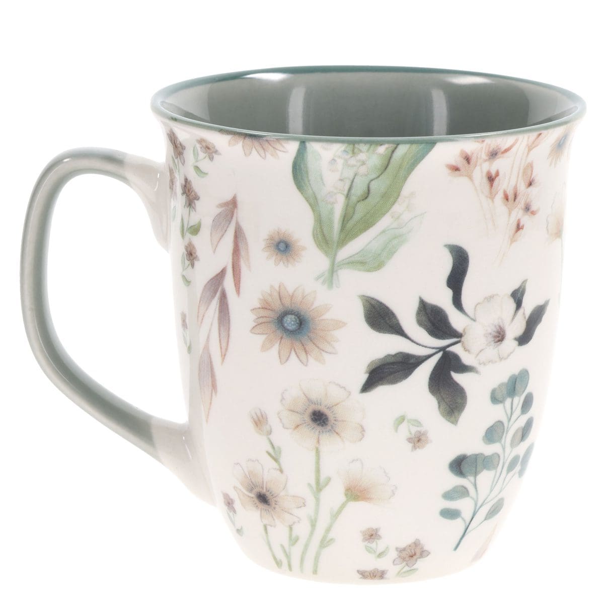 6006937168572_back Be Still & Know that I Am God Ceramic Mug with Green Interior - Image 2