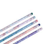 Floral Blue and Peach Tub of 50 Pencils - Image 4