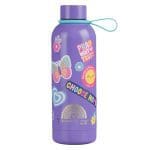 Wonderfully Made Purple Stainless Steel Water Bottle with Decorative Sticker Sheet - Image 3