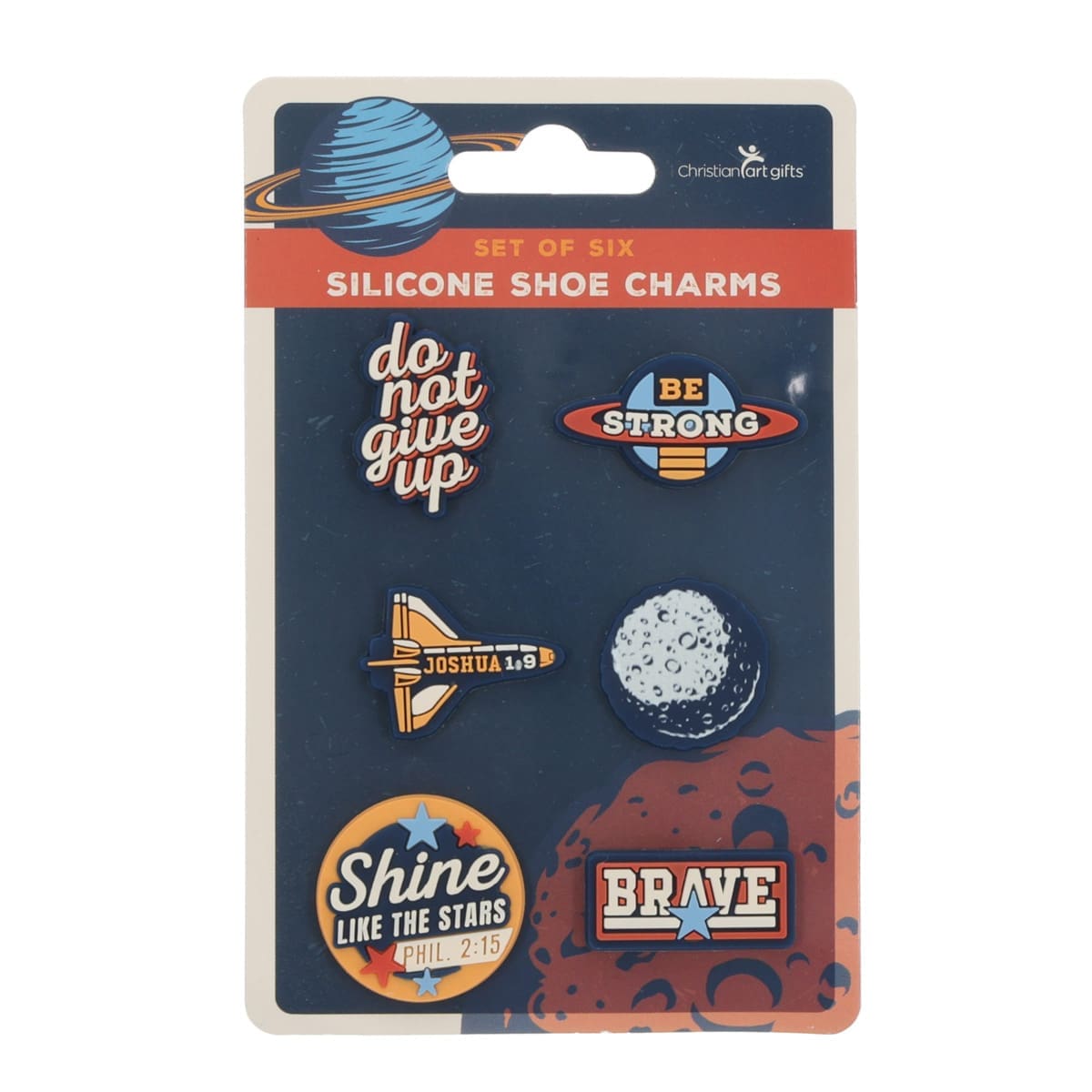 6006937170759_feature3 Be Strong Six-Piece Shoe Charm Set - Image 5