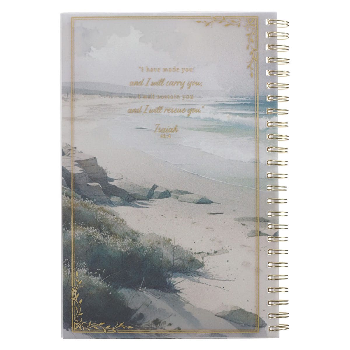 6006937170834_back Footprints Wirebound Notebook - Image 2