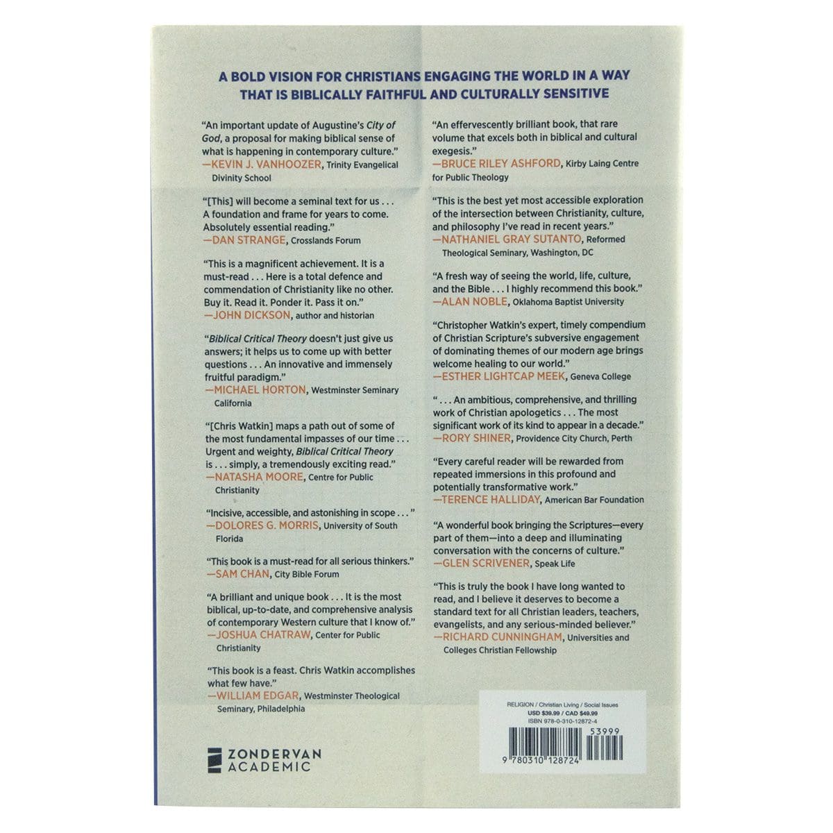 9780310128724_back Biblical Critical Theory (Hardcover) - Image 2