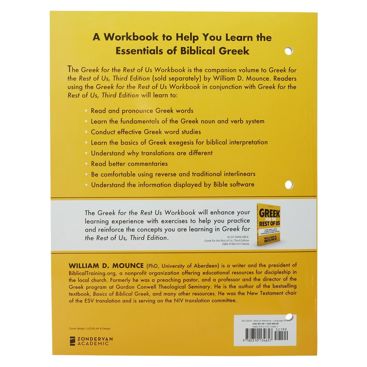 9780310134657_back Greek For The Rest Of Us Workbook (Paperback) - Image 2
