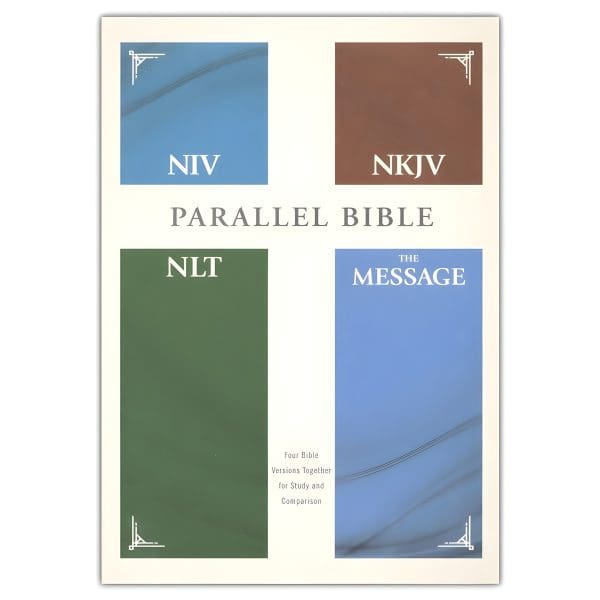 NIV, NKJV, NLT, The Message Contemporary Comparative Parallel Bible (Hardcover) - Image 1