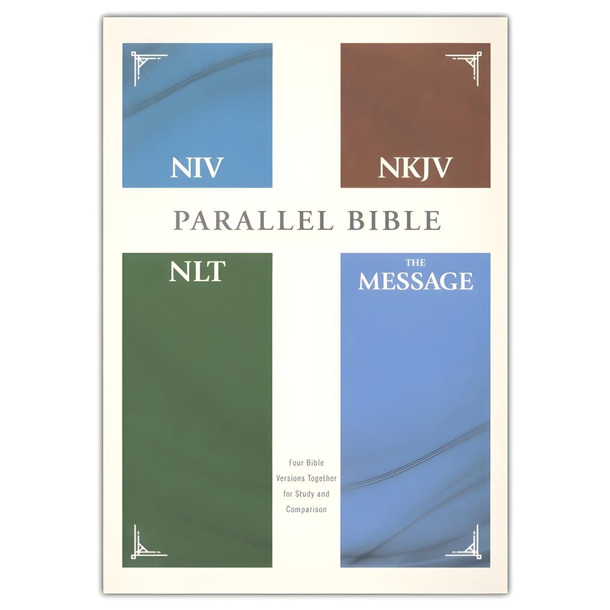 9780310462996_front NIV, NKJV, NLT, The Message Contemporary Comparative Parallel Bible (Hardcover) - Image 1