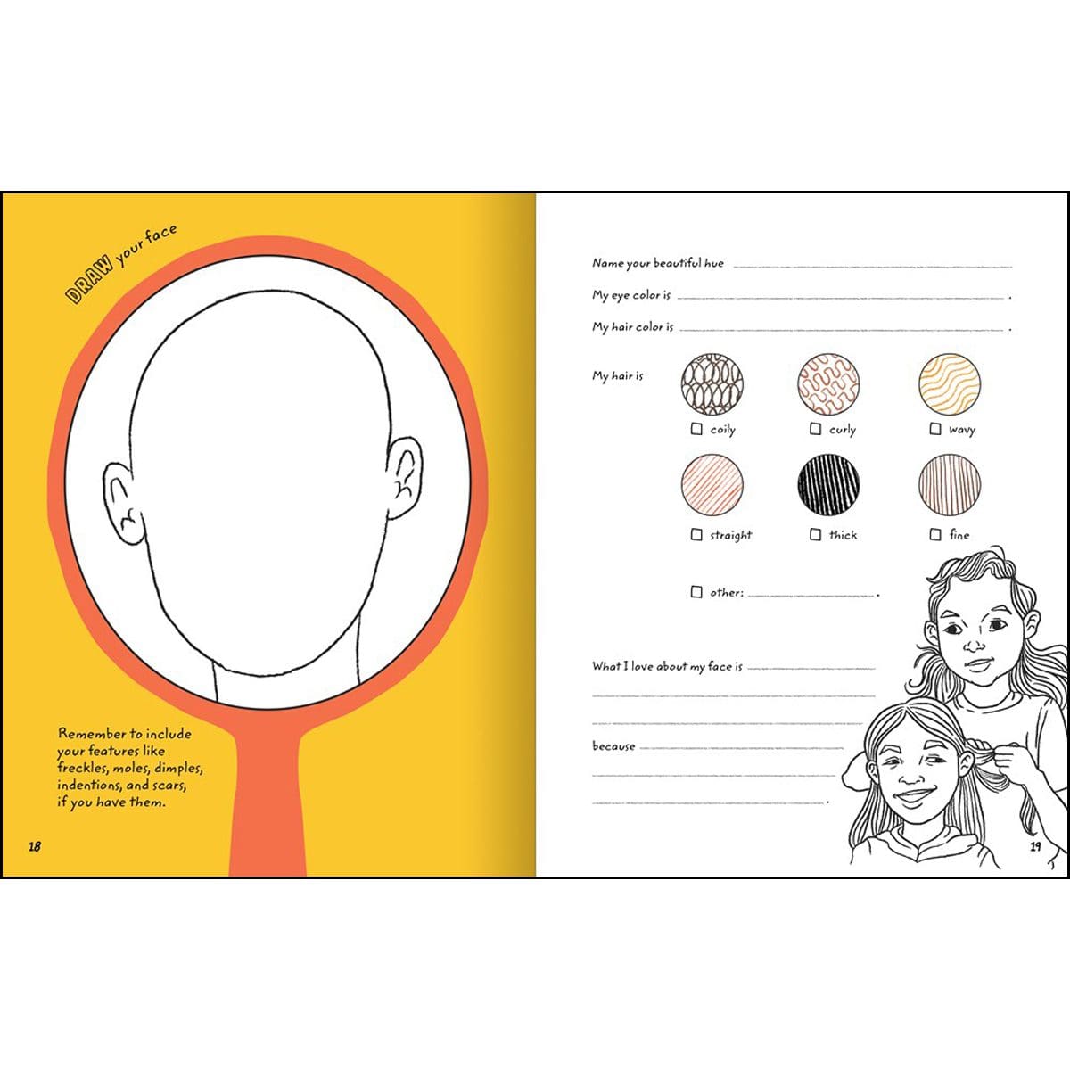 9780593234631_feature2 Hues Of You: An Activity Book For Learning About The Skin You Are In (Paperback) - Image 4
