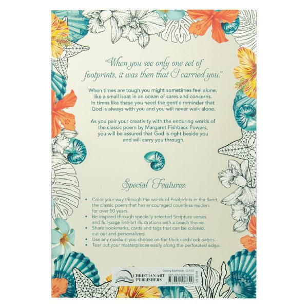 Footprints In The Sand Coloring Book (Paperback) - Image 2