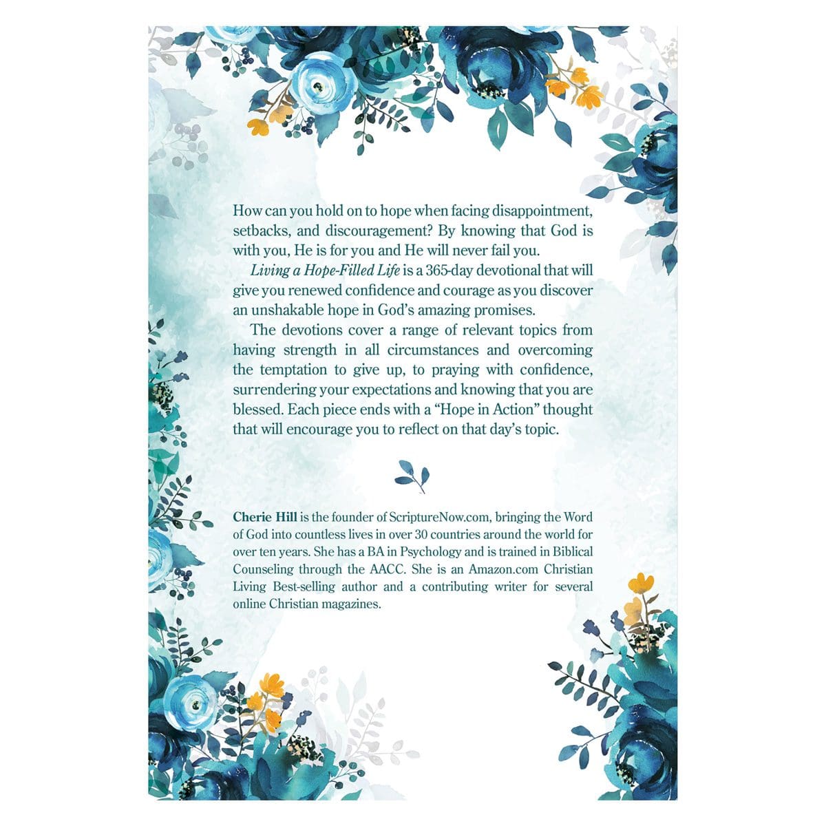 9780638001068_back Living A Hope-Filled Life: A Year-Long Journey Of Experiencing God's Faithfulness PB - Image 2