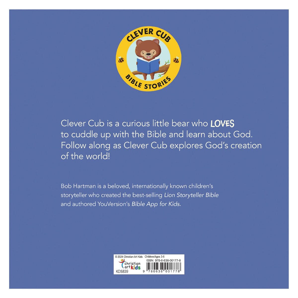 9780638001778_back Clever Cub Explores God’s Creation (Paperback) - Image 2