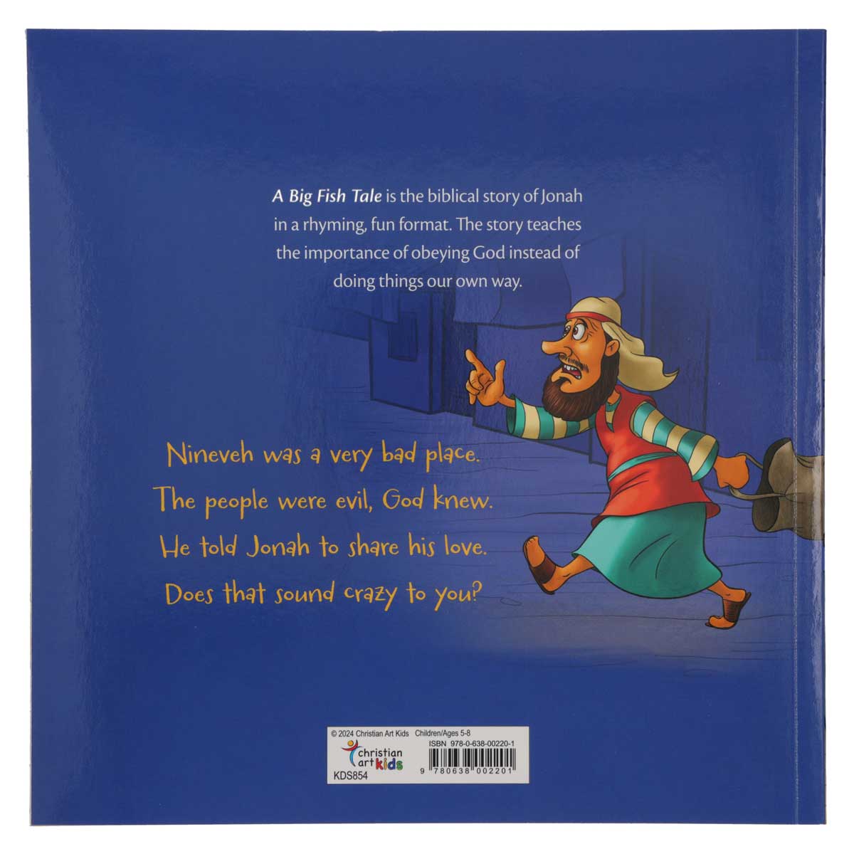 9780638002201_back A Big Fish Tale: The Story of Jonah (Paperback) - Image 2