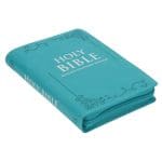 ESV Teal Faux Leather Compact Bible with Zip - Image 3