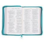 ESV Teal Faux Leather Compact Bible with Zip - Image 5